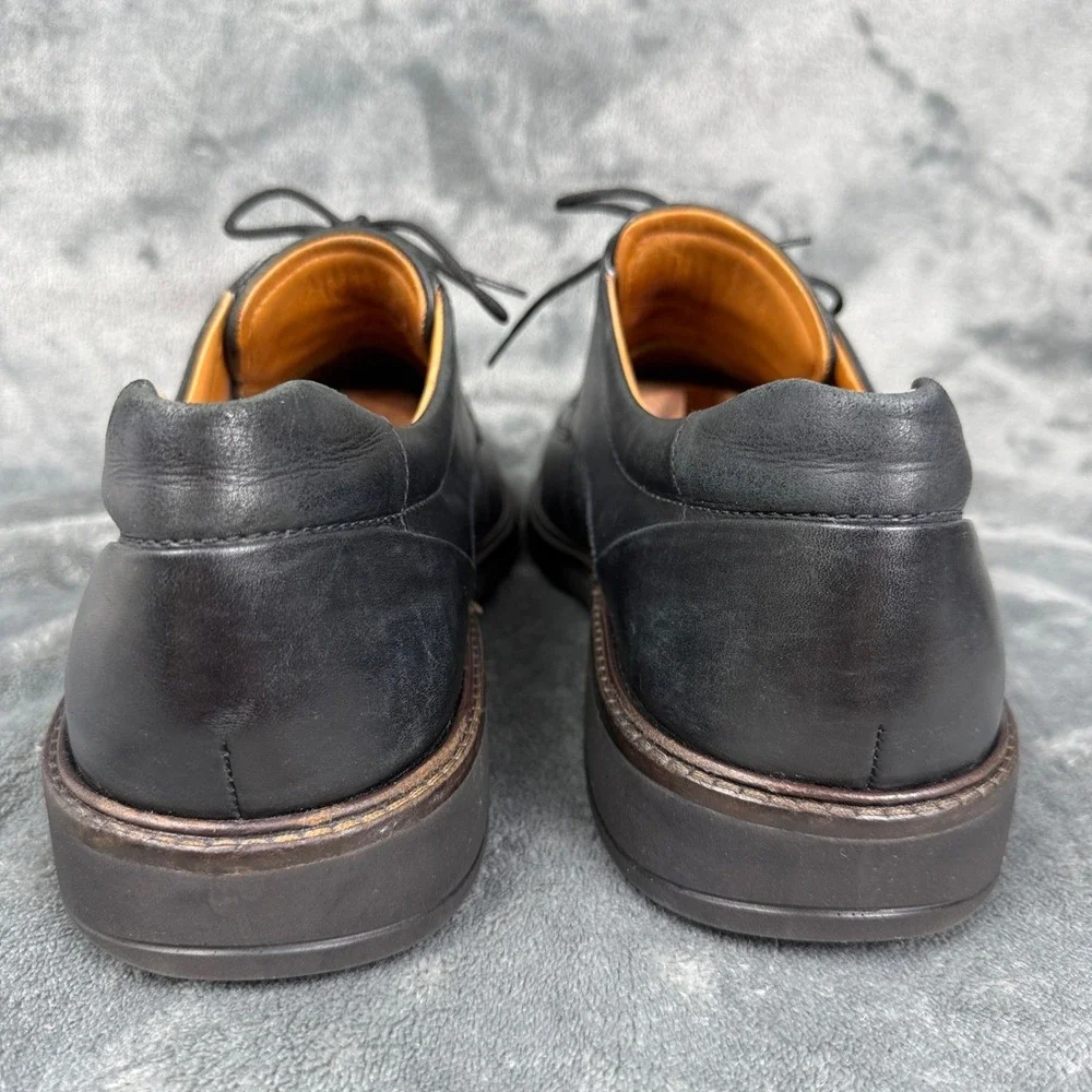 Leather Dress Shoes Mens Oxford Lace Up Black Classic Casual‎ Work